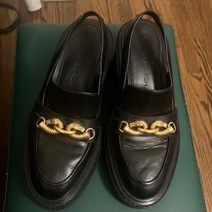 GUC Tory Burch Slingback Lug Sole Loafers